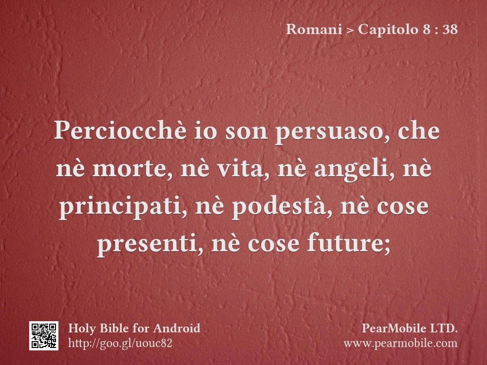Romani, Capitolo 8:38